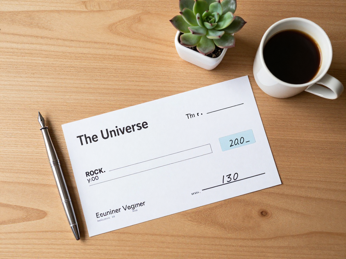 Writing Your Way to Wealth: How to Use Manifestation Checks to Align with Abundance